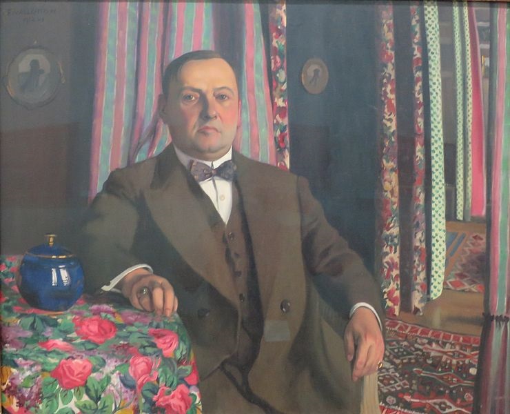 Mr. Haasen 1913 by Felix Vallotton (1865-1925)  State Hermitage Museum St Petersburg Russia